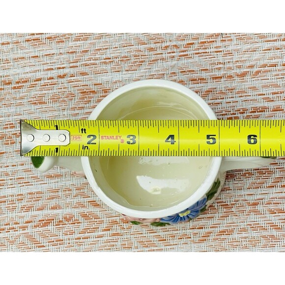 VTG Rubens Originals #2391 Japan Watering Can Vase Planter Flowers Ceramic - Picture 12 of 12